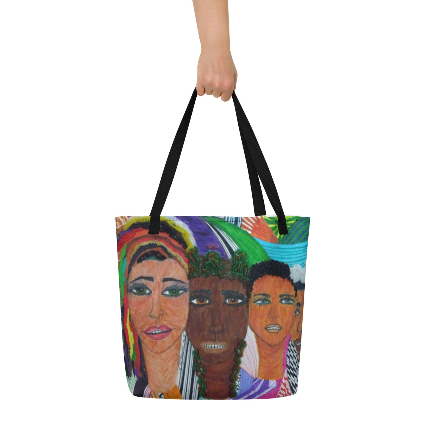 All-Over Print Large Tote Bag