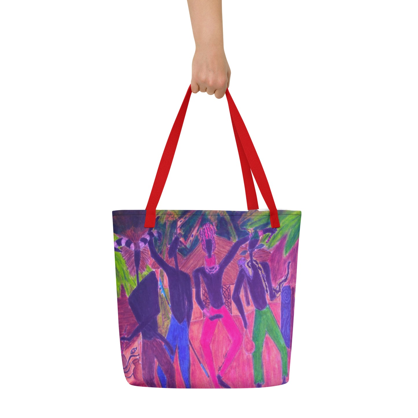 All-Over Print Large Tote Bag