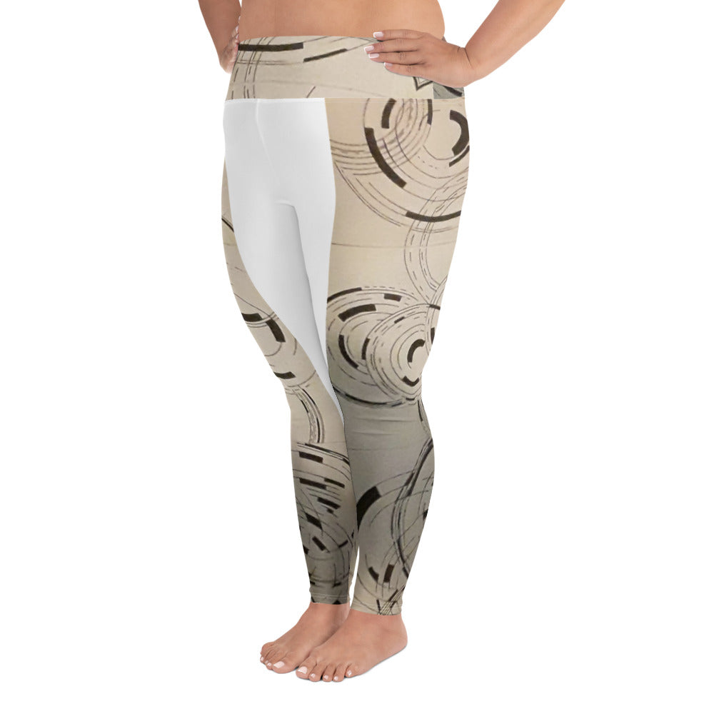 All-Over Print Plus Size Leggings