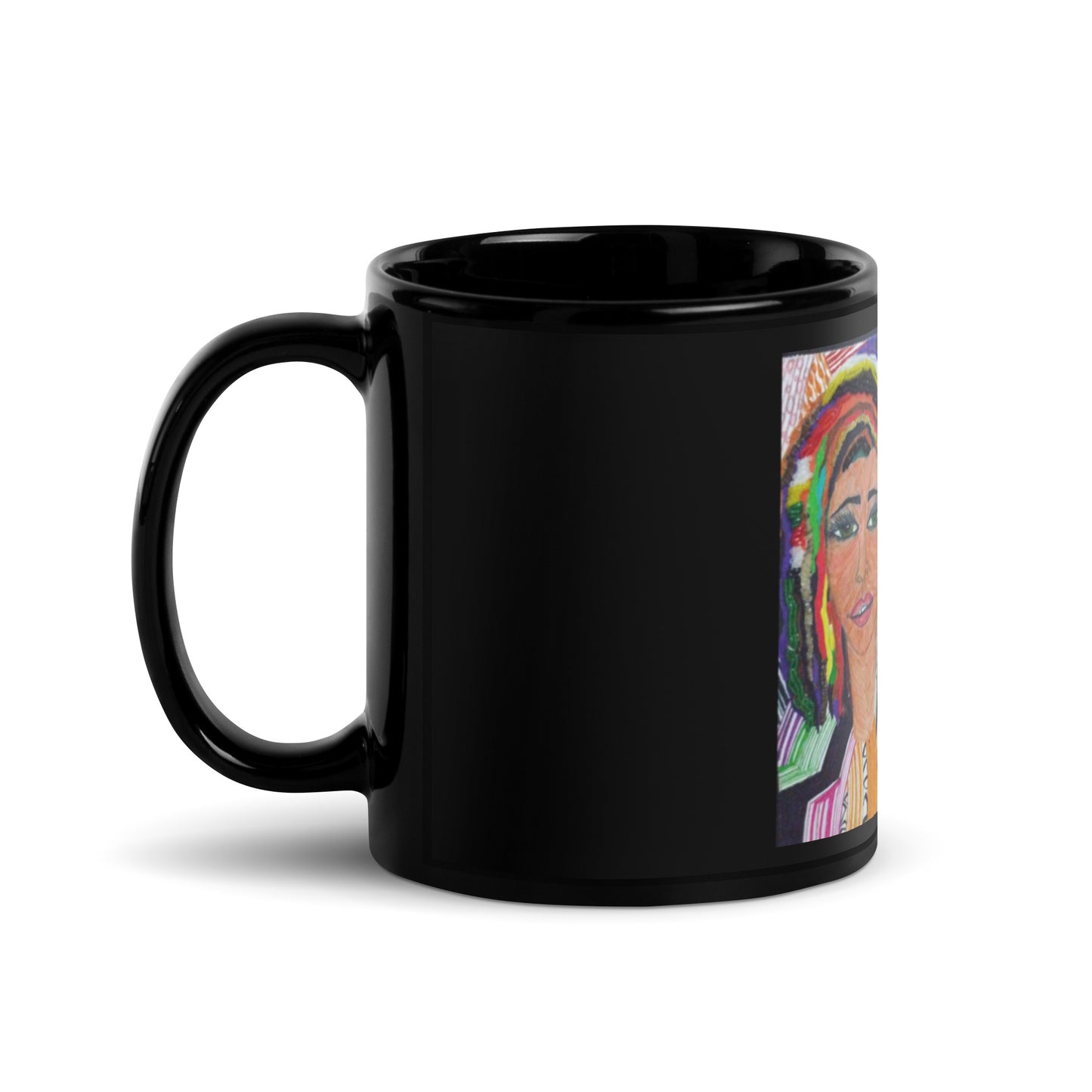 Black Glossy Mug