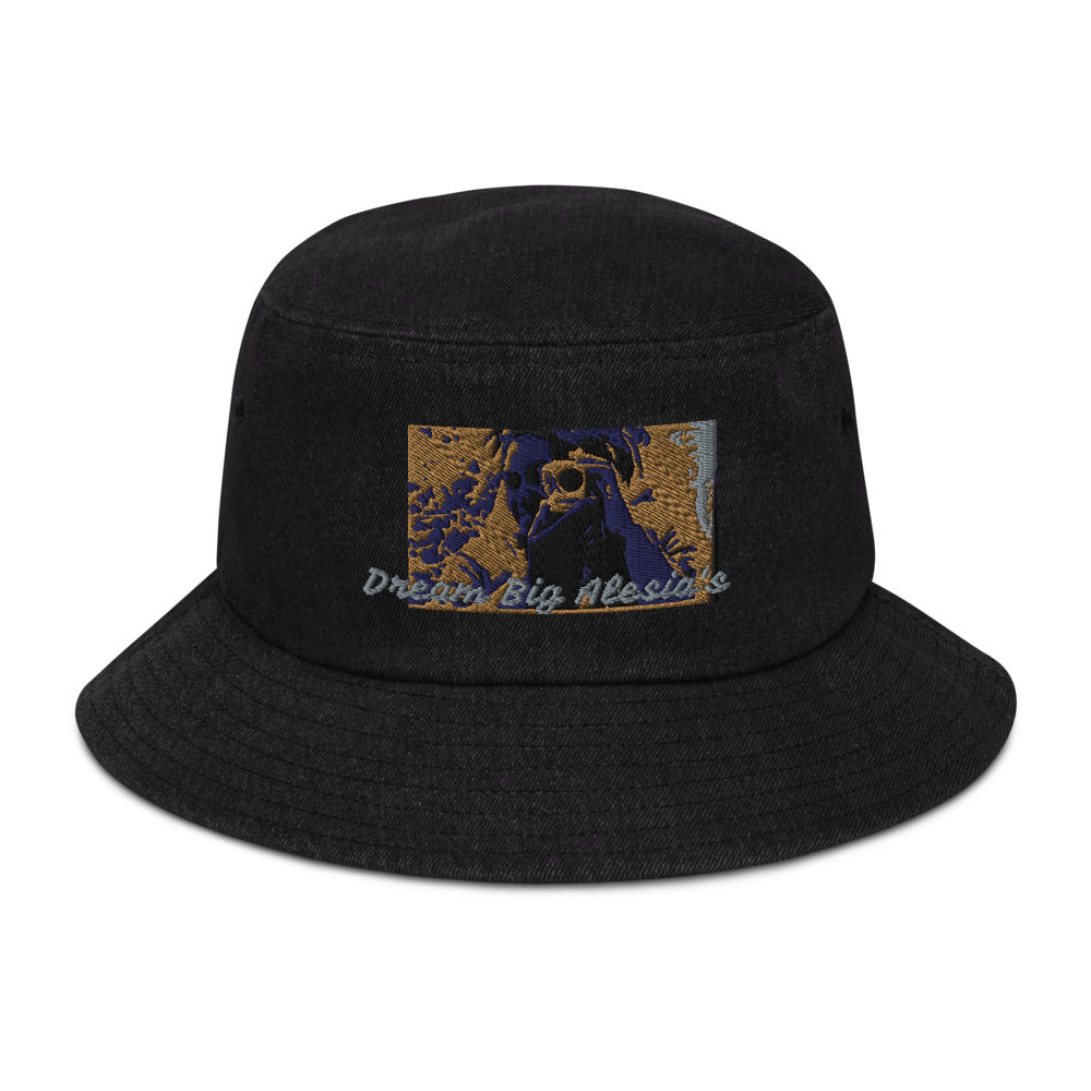 Denim bucket hat