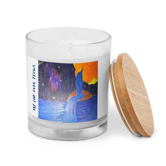 Glass jar candle